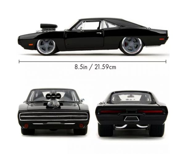 Furios și iute: model metalic de mașină 1/24 — 1970 Dodge Charger - Jada Toys