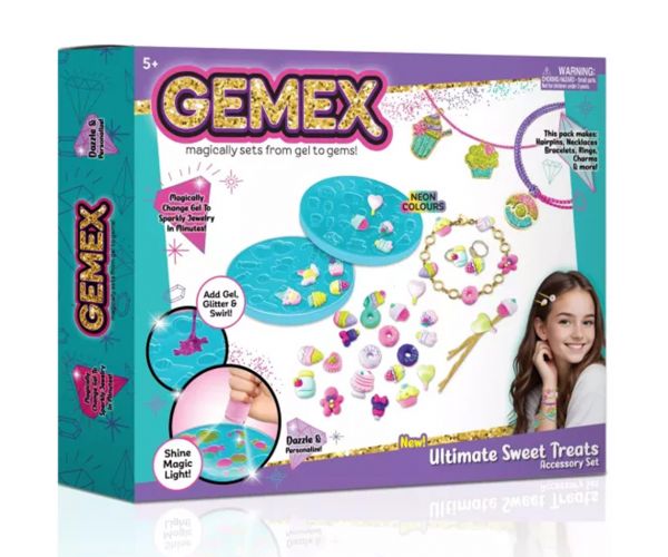 Gemex: Set de creare bijuterii comestibile din gel cu pietre prețioase