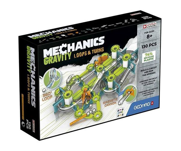 Geomag Mechanics Gravity loops joc magnetic 130 bucăți