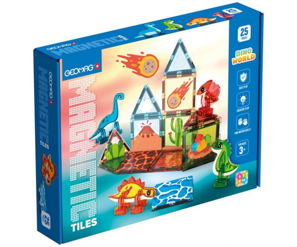 Geomag: Plăci magnetice Dino lume