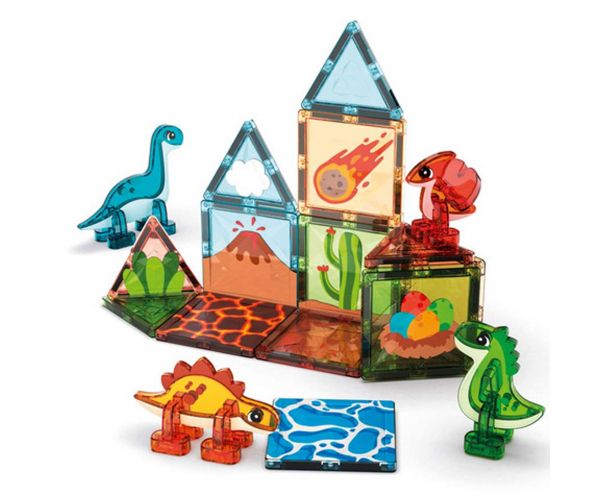 Geomag: Plăci magnetice Dino lume