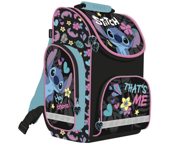 Ghiozdan școlar anatomic cu imprimeu Disney Stitch, rucsac 36x28x15 cm