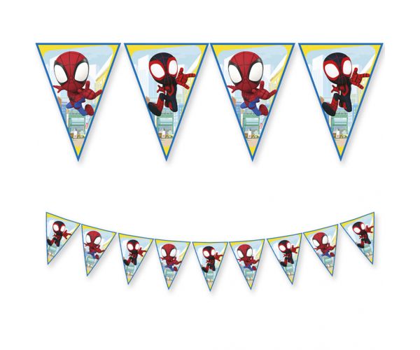 Spidey party zászlófüzér
