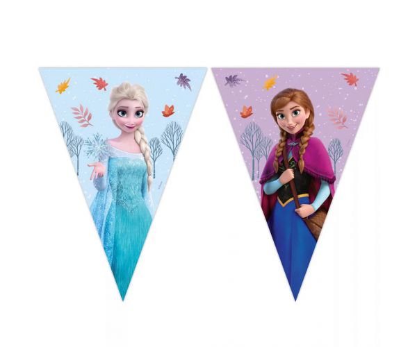 Ghirlandă de steaguri Frozen 230 cm