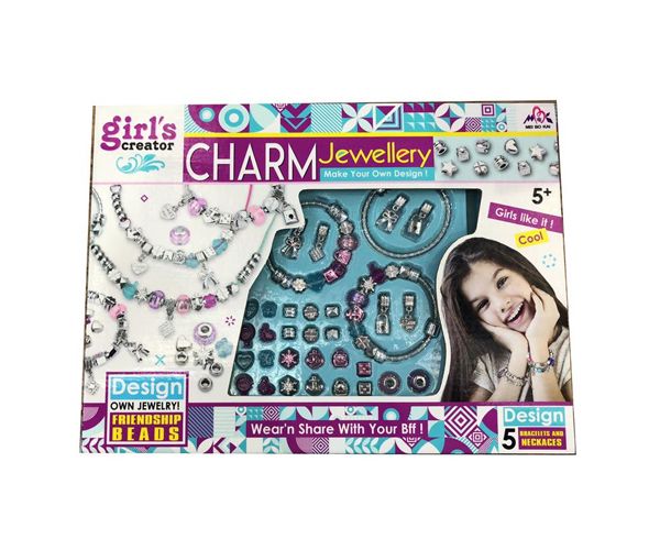 Girl's Creator set de făcut brățară cu accesorii