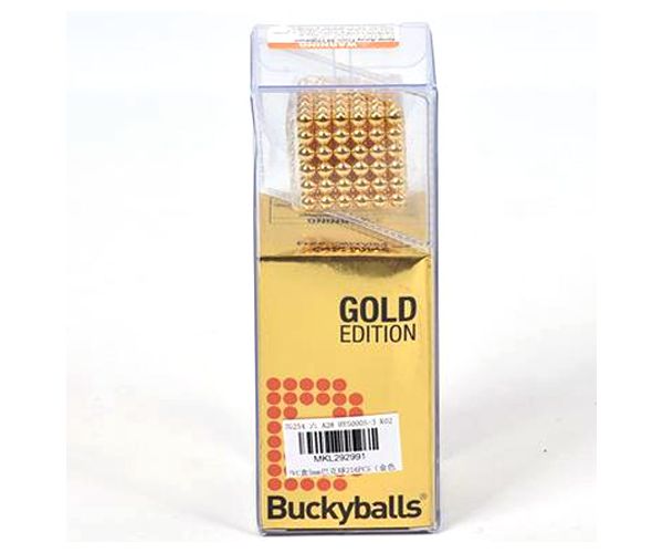 Gold Edition biluțe culoarea auriu 5mm 216 bucăți