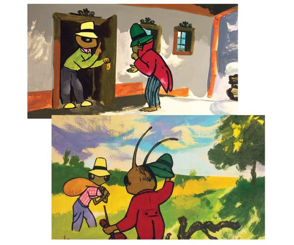 A tücsök és a hangya diafilm