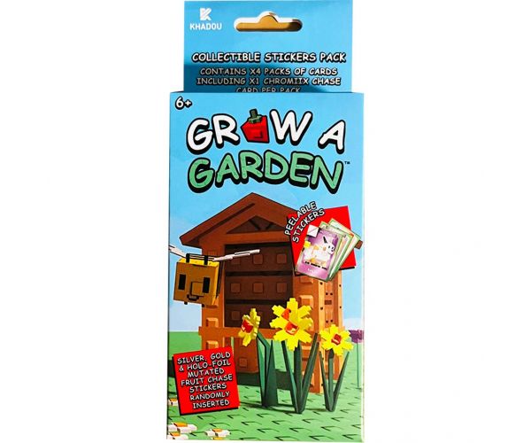 Grow A Garden carduri autocolante într-o cutie, cu un card bonus