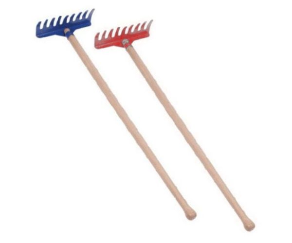 Greblă metal cu mâner lemn 60cm mai multe variante