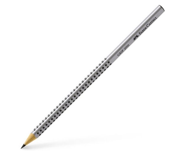 Faber-Castell: Grip grafit ceruza HB ezüst