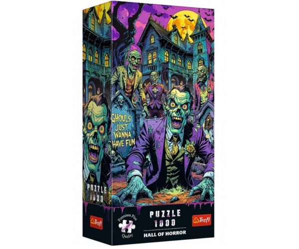 Hall of Horror: Zombi 1000 de piese Puzzle Premium Plus - Trefl