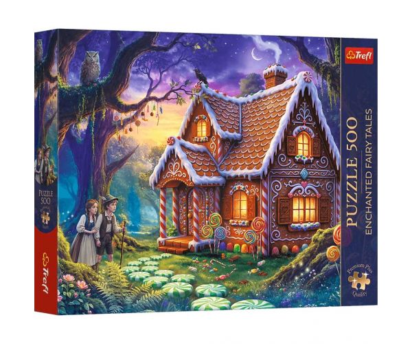 Hansel și Gretel — puzzle premium plus, 500 de piese - Trefl