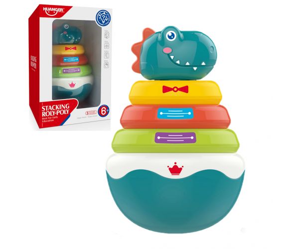 Happy World: Joc de construit turnuri cu dinozauri