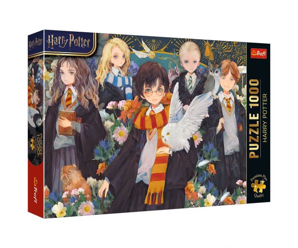 Harry Potter prietenie magică puzzle premium plus quality 1000 de piese - Trefl