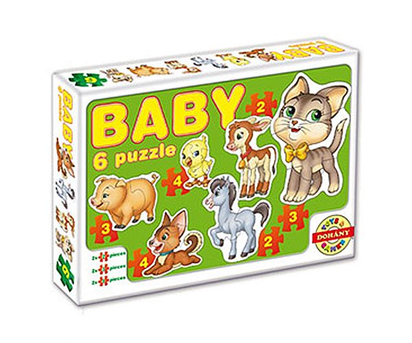 Háziállatos baby puzzle