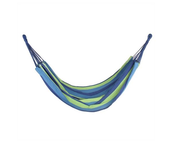 Hamac cu dungi 200x80cm cu capacitate de încărcare de 100kg - Wonderland