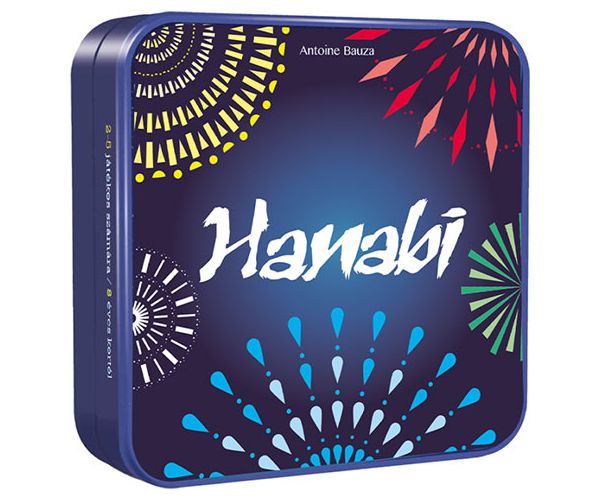 Hanabi joc de societate în cutie metal (limba maghiară)