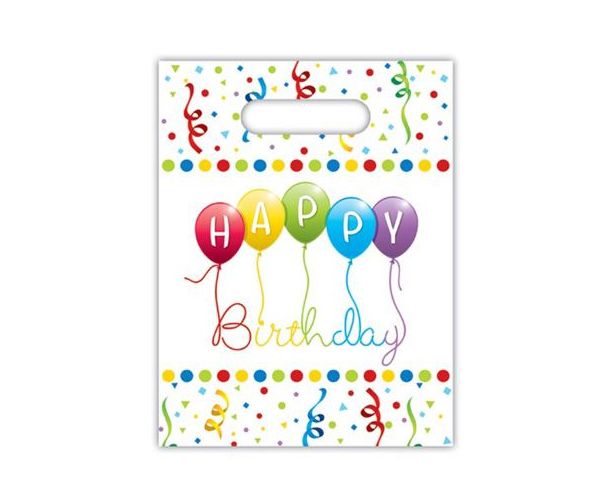 Happy Birthday parti táska 6db-os