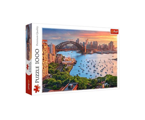 Harbour Bridge Sydney, Australia 1000 bucăți puzzle - Trefl