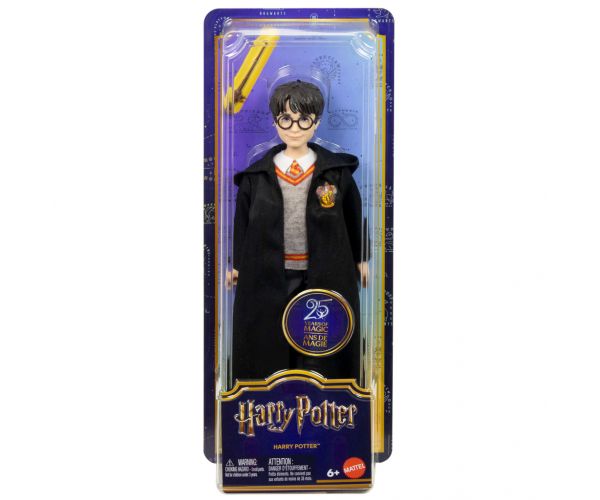 Harry Potter: bebeluș Harry în robă cu baghetă magică - Mattel