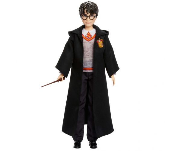 Harry Potter: bebeluș Harry în robă cu baghetă magică - Mattel