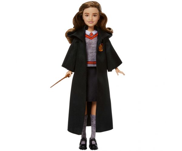 Harry Potter: Păpușă Hermione Granger în robă cu baghetă magică - Mattel
