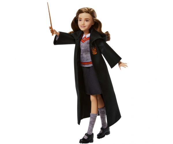 Harry Potter: Păpușă Hermione Granger în robă cu baghetă magică - Mattel