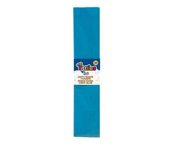 Hârtie creponată culoarea albastră 50x200cm