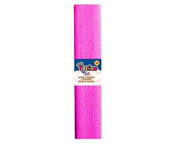 Krepp papír pink színben 50x200cm