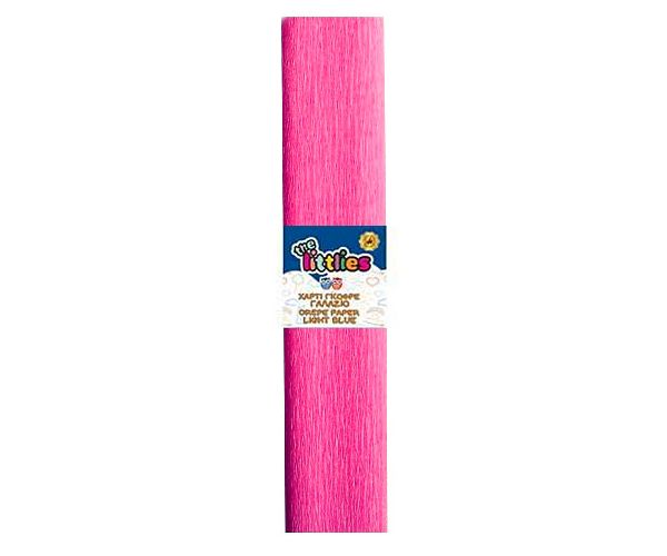 Krepp papír rózsaszín színben 50x200cm