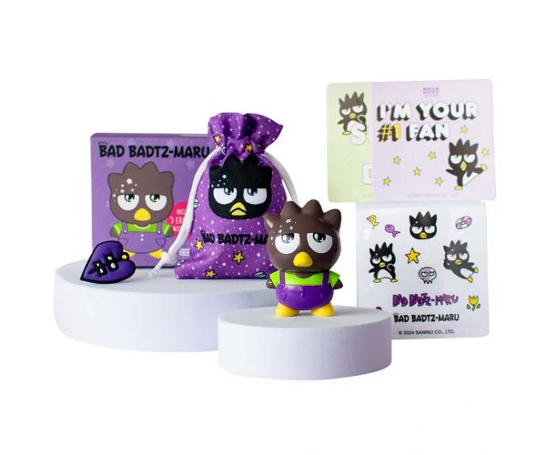 Hello Kitty: Figurină Badtzmaru în cutie cu accesorii 6cm