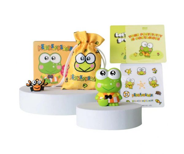 Hello Kitty: Figurină Keroppi în cutie cu accesorii 6cm