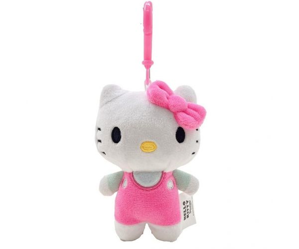 Hello Kitty breloc de pluș pentru geantă, 12 cm - roz