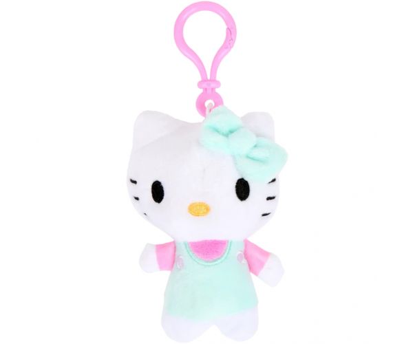 Hello Kitty pluș breloc pentru geantă, 12 cm - verde mentă