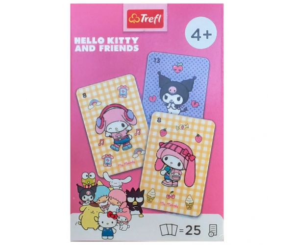 Hello Kitty și prietenii ei – joc de cărți „Fekete Péter” - Trefl