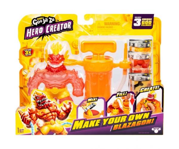 Heroes of Goo Jit Zu: Creează-ți propria figurină extensibilă - Blazagon