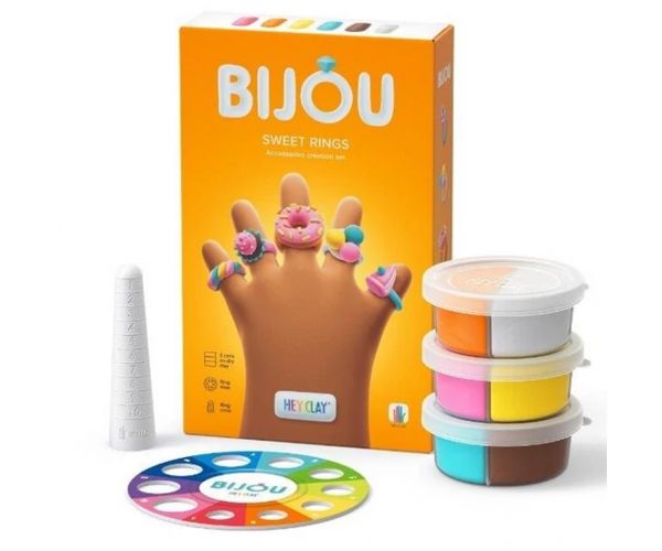 Hey Clay: Set de bijuterii dulci din lut creativ care se usucă la aer