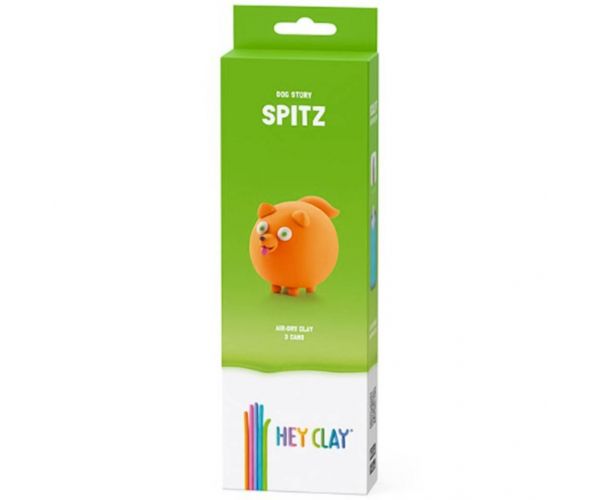 Hey Clay: Pihe-puha Spitz kutyus gyurmaszett