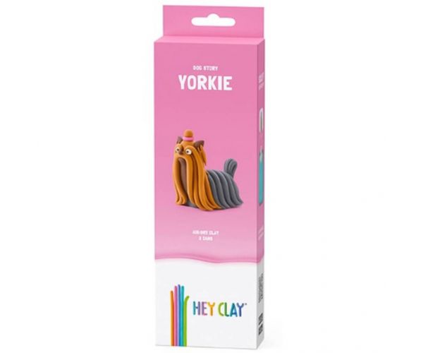 Hey Clay: Pihe-puha Yorkie kutyus gyurmaszett