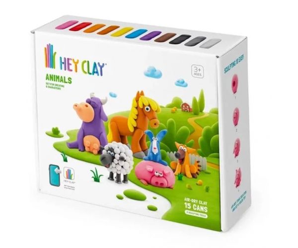 Hey Clay: Set mare de modelaj cu aplicație telefonică - Animale de companie