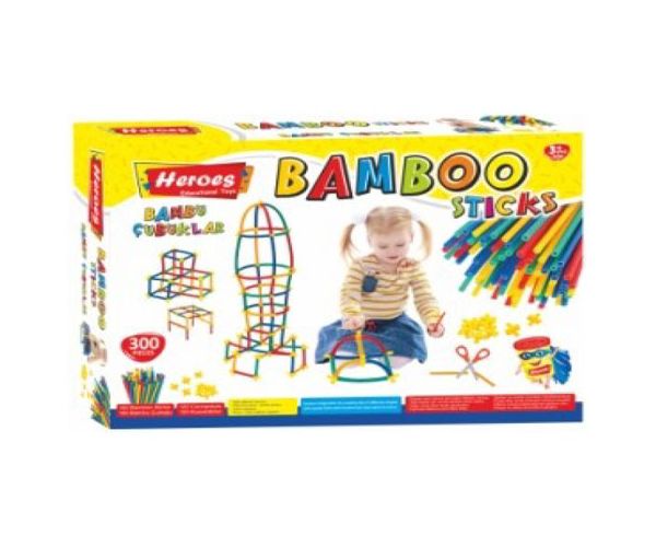 Heroes: Bamboo Sticks jucărie educativă 300 bucăți