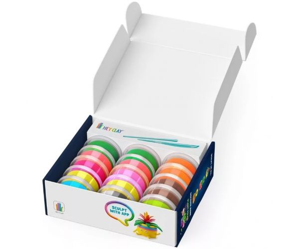 Hey Clay: Set creativ de plastilină pentru iubitorii de plante – set de 15 bucăți
