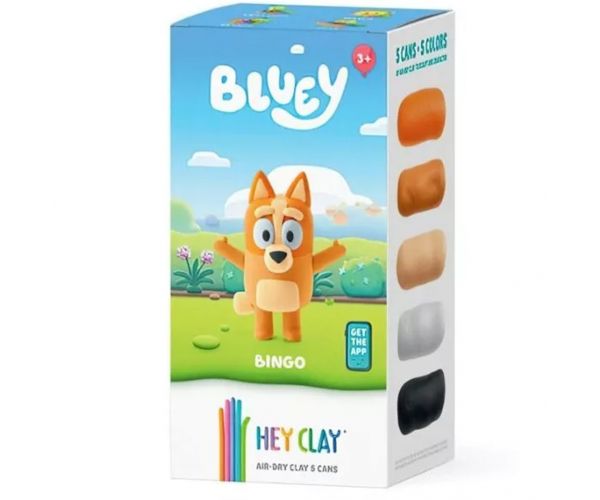 Hey Clay: Set de plastilină cu figurine Bluey - Bingo