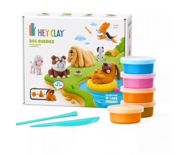 Hey Clay: Set mare de plastilină - Câini