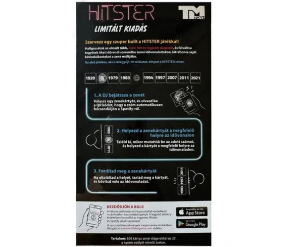Hitster Magyar kiadás társasjáték