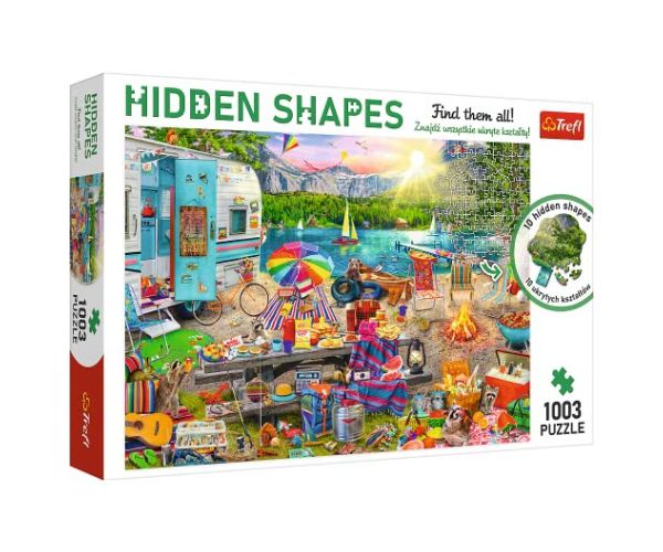 Hidden Shapes: Călătorie cu caravană 1000 bucăți puzzle - Trefl