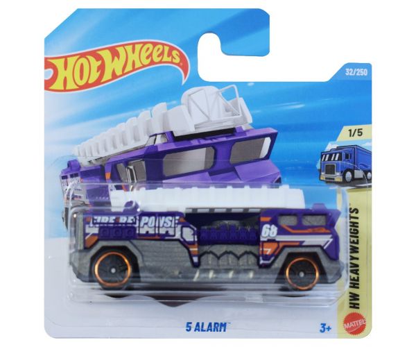 Hot Wheels: 5 Alarm mașinuță mov 1/64 - Mattel