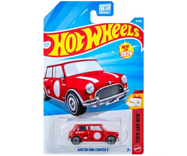 Hot Wheels: Austin Mini Cooper S mașinuță 1/64 - Mattel
