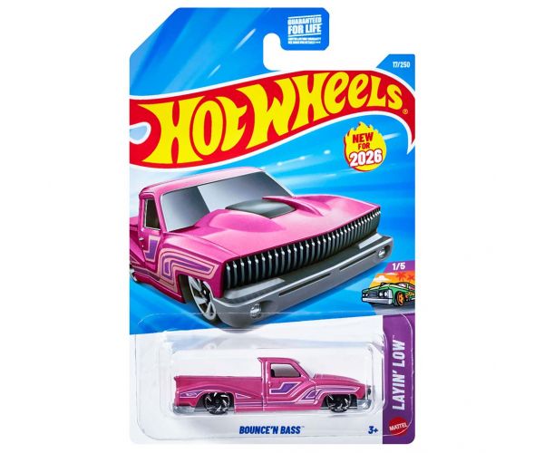 Hot Wheels: Bouncen Bass mașinuță 1/64 - Mattel