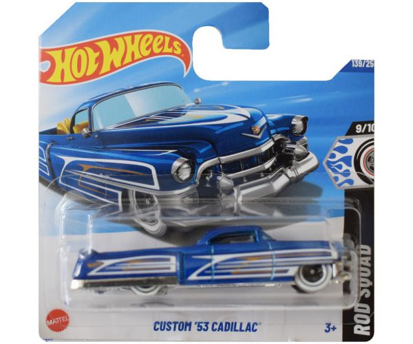 Hot Wheels: Cadillac Custom 53 albastru 1/64 - Mattel